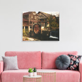 Old Mill Smoky Mountains Canvas Afdruk (Insitu (Woonkamer))