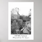 Old Mill, Vermont Poster (Voorkant)