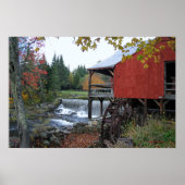 Old Mill Vermont Poster and Print (Voorkant)