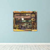 Old Mining Town Souvenir Shack Canvas Afdruk (Insitu (Houten vloer))
