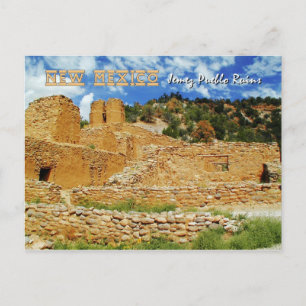 Old Mission Church, Jemez State Monument, NM Briefkaart