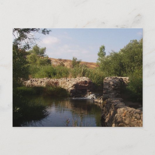 Old Mission Dam Briefkaart (Voorkant)