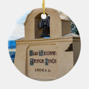 Old Mission Santa Inés, Solvang, Californië Keramisch Ornament