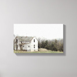 Old Missouri House Canvas Afdruk