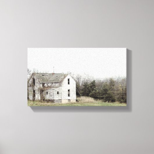 Old Missouri House Canvas Afdruk (Voorkant)