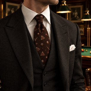 Old Money Biljart Poolkeu Gentleman's Stropdas