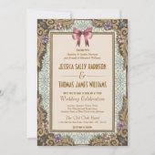 Old Money Fairytale Storybook Wedding Kaart (Voorkant)