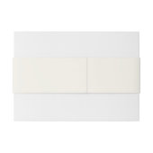 Old Money Ivory Wedding Uitnodigingen Wikkel (Achterkant Voorbeeld)