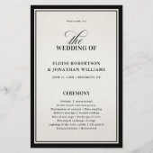 Old Money Modern Formal Black Luxury Chic Wedding (Voorkant)