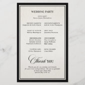 Old Money Modern Formal Black Luxury Chic Wedding (Achterkant)