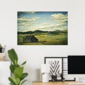 Old Montana Barn Print (Thuiskantoor)