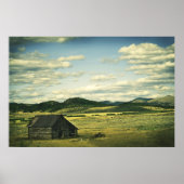Old Montana Barn Print (Voorkant)