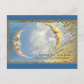 Old Moon en New Moon Briefkaart (Voorkant)