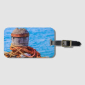 Old Mooring Bollard Bagagelabel (Voorkant (horizontaal))