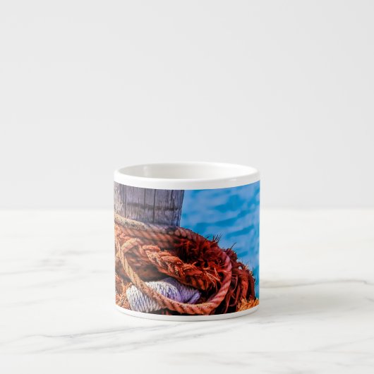 Old Mooring Bollard Espresso Kop (Voorkant)