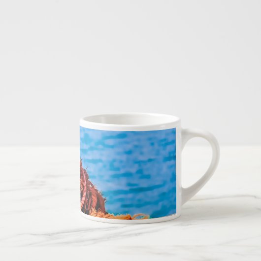 Old Mooring Bollard Espresso Kop (Rechts)