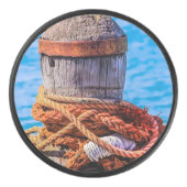 Old Mooring Bollard Hockey Puck (Voorkant)
