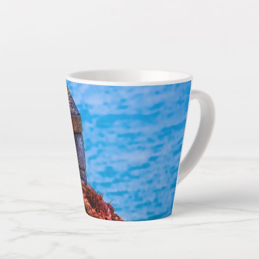 Old Mooring Bollard Latte Mok (Rechterhoek)