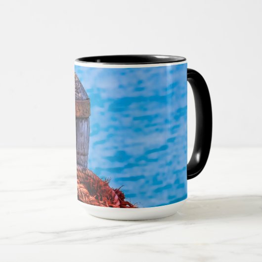 Old Mooring Bollard Mok (Voorkant rechts)