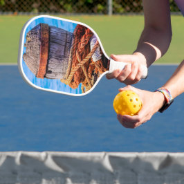 Old Mooring Bollard Pickleball Paddle
