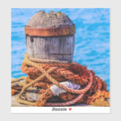 Old Mooring Bollard Sticker (Vel)