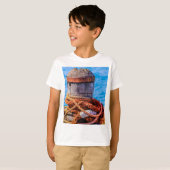 Old Mooring Bollard T-shirt (Voorkant volledig)