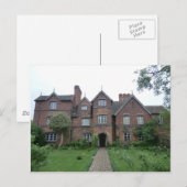 Old Moseley Hall 17th Century English Farmhouse Briefkaart (Voorkant / Achterkant)
