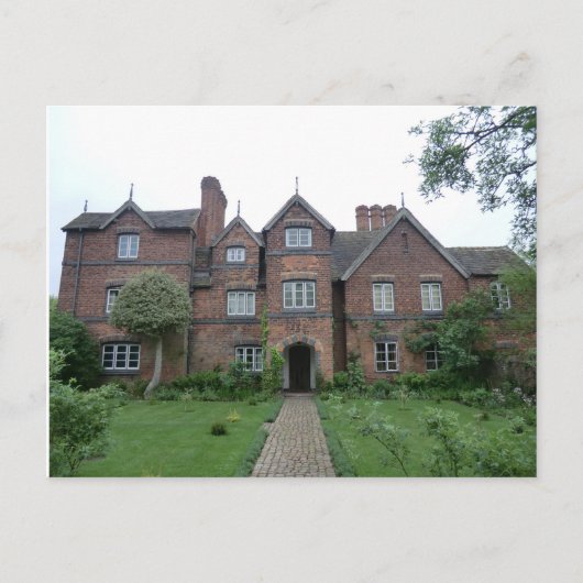 Old Moseley Hall 17th Century English Farmhouse Briefkaart (Voorkant)