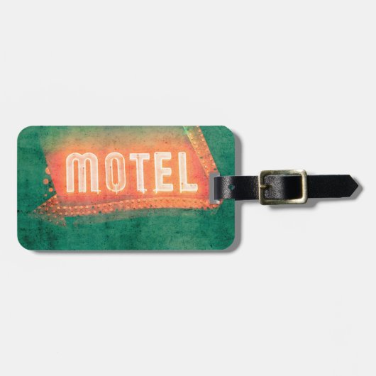 Old Motel Bagagelabel (Voorkant horizontaal)