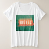 Old Motel Grote Maat T-shirt (Design voorkant)