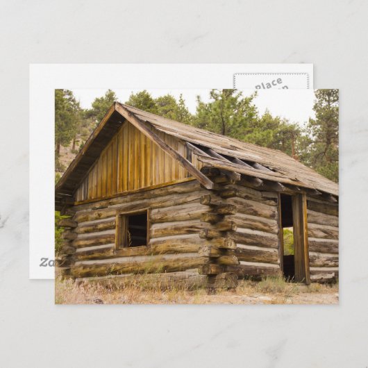Old Mountain Cabin Briefkaart (Voorkant / Achterkant)