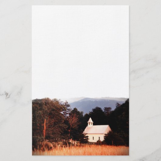 Old Mountain Church Briefpapier (Voorkant)