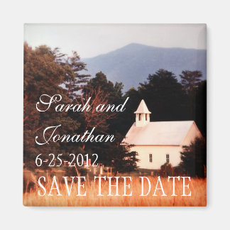 Old Mountain Church Red de datum Magneet