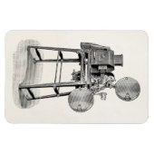-Old Movie Camera Cinematography Equipment Magneet (Horizontaal)