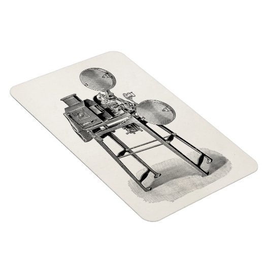 -Old Movie Camera Cinematography Equipment Magneet (Rechterzijde)