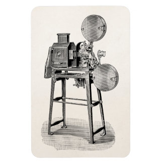-Old Movie Camera Cinematography Equipment Magneet