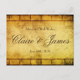 Old Movie Film Weddenvice Advieskaart