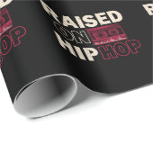 Old Music Rap Childhood  Hip Hop Bass Cadeaupapier (Rol Hoek)