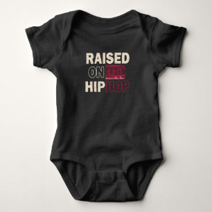 Old Music Rap Childhood Hip Hop Bass Romper