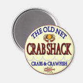 Old Net Crab Shack Logo Magneet (Voorkant / Achterkant)