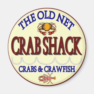 Old Net Crab Shack Logo Magneet