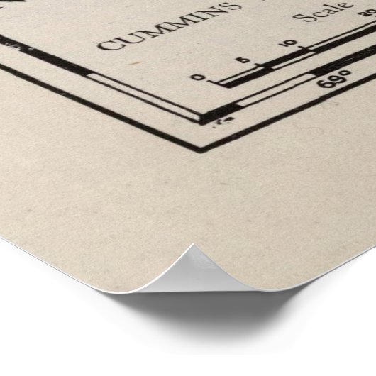 Old New Brunswick Canada Map (1925) Poster (Hoek)