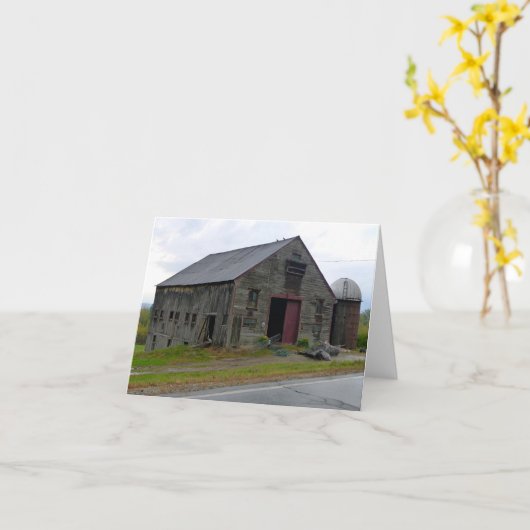 Old New England Bard Note Kaart (Gele Bloem)