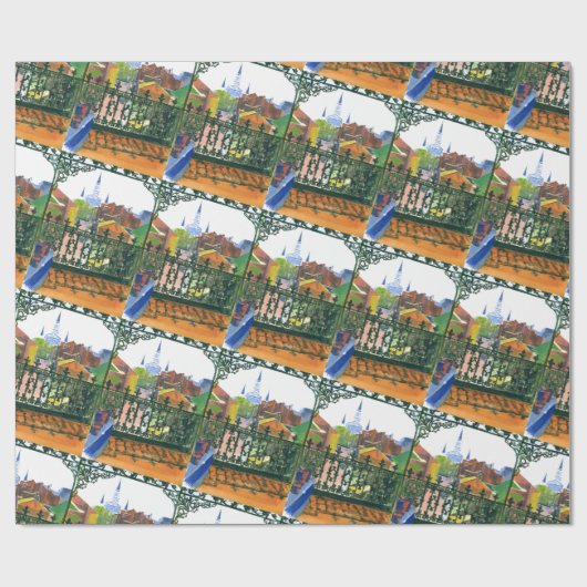 Old New Orleans, Cadeaupapier (Vlak)