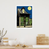 Old New Orleans Shotgun House Poster (Keuken)