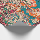 Old New York City Pictorial Map (1925)  Cadeaupapier (Hoek)