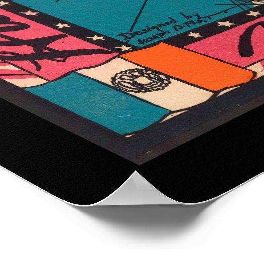 Old New York City Pictorial Map (1925) Poster (Hoek)