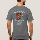 Old Nick's Music School T-shirt (Achterkant)