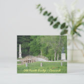 Old North Bridge, Concord, MA Briefkaart (Staand voorkant)