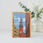 Old North Church, Boston, Massachusetts Briefkaart (Staand voorkant)